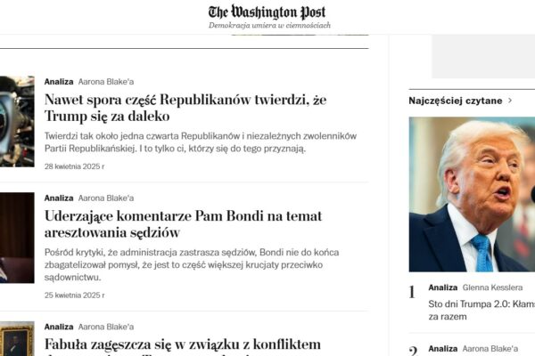 Czy „The Washington Post” jest ucziwą i bezstronnym źródłem informacji?